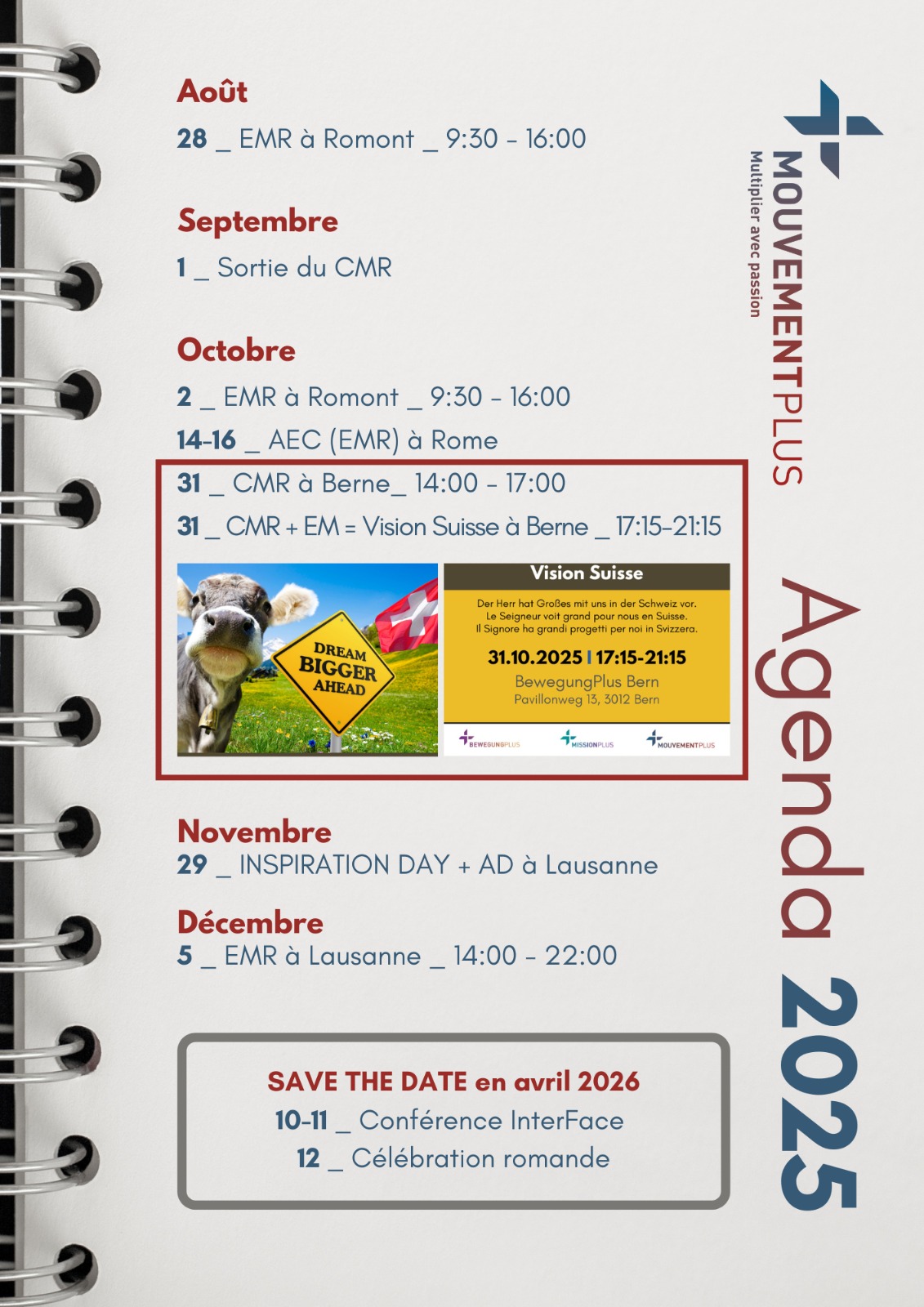 events calendar