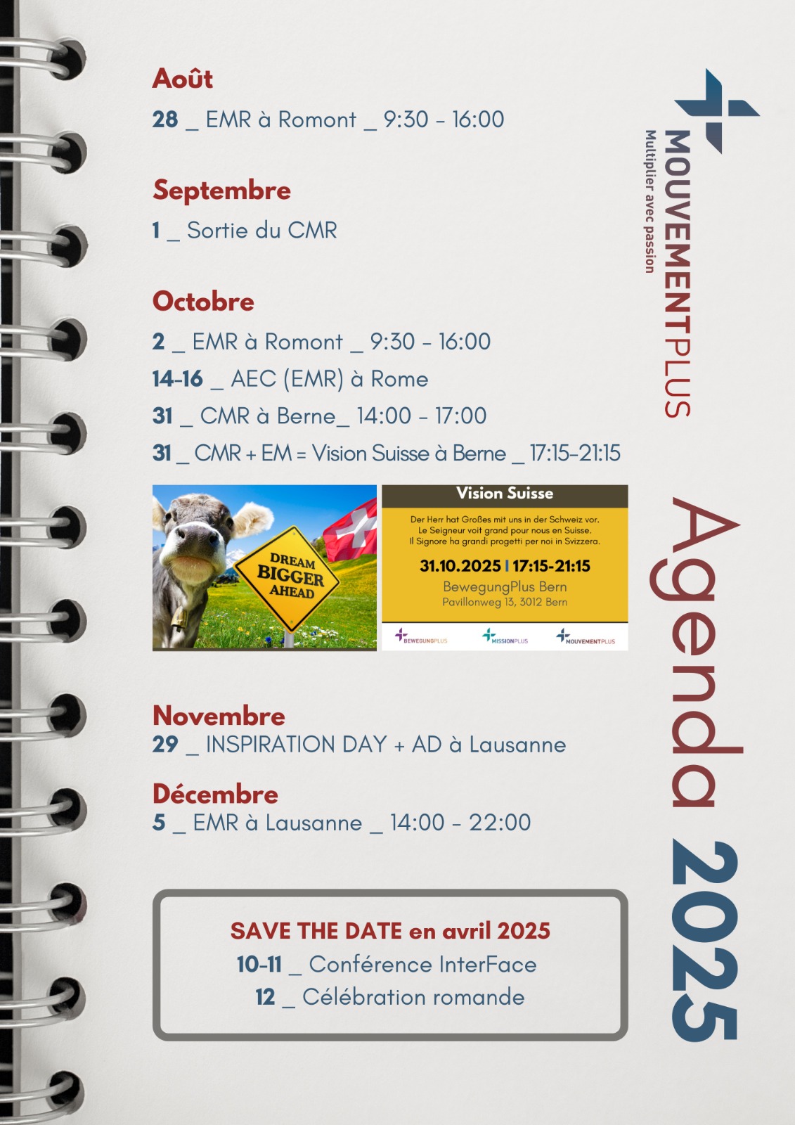 events calendar